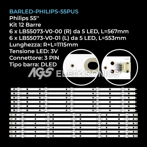 Kit barre strip - 12,